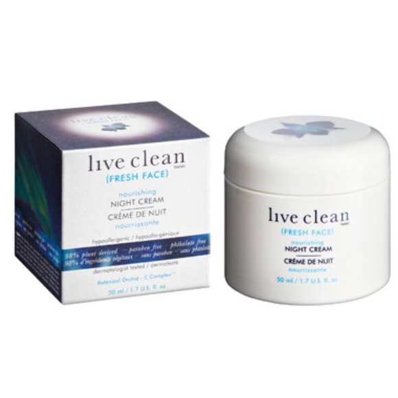 Live clean nourishing NIGHT CREAM 50 ml/1.7 fl oz - Picture 1 of 7